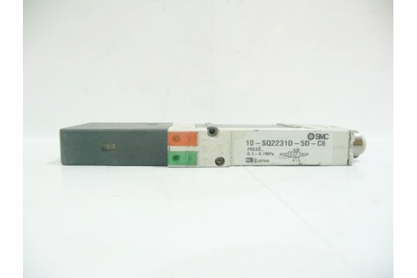 Solenoid Valve, 10-SQ2231D-5D-C6, SMC, Japan